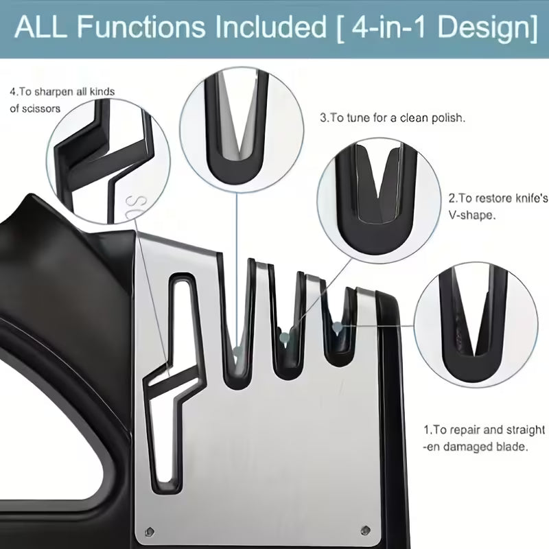 Professional 4-in-1 Knife & Tool Sharpener