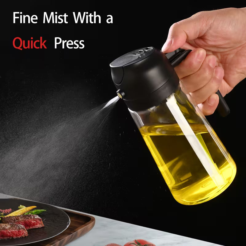 2-in-1 Oil Spray & Pour Bottle