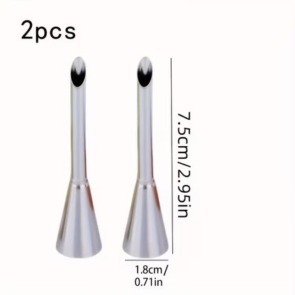 Stainless Steel Piping Nozzle Set (2-Piece)