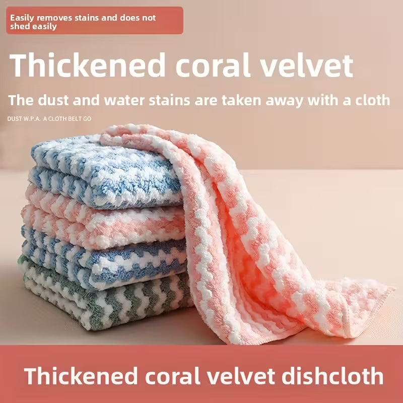 Microfiber Kitchen Towels (10-Pack)