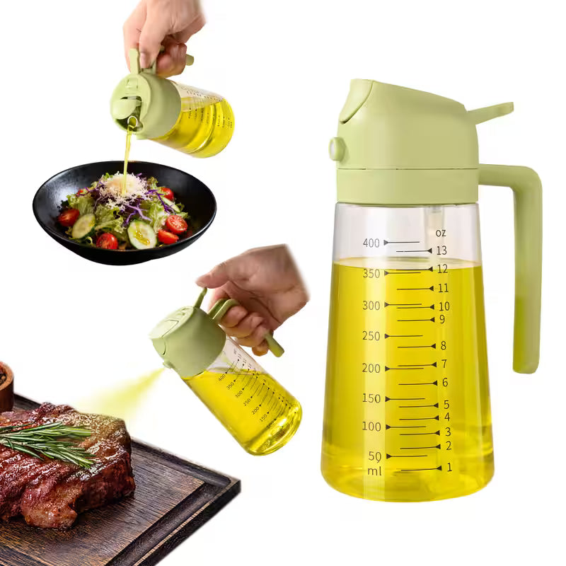 2-in-1 Oil Spray & Pour Bottle