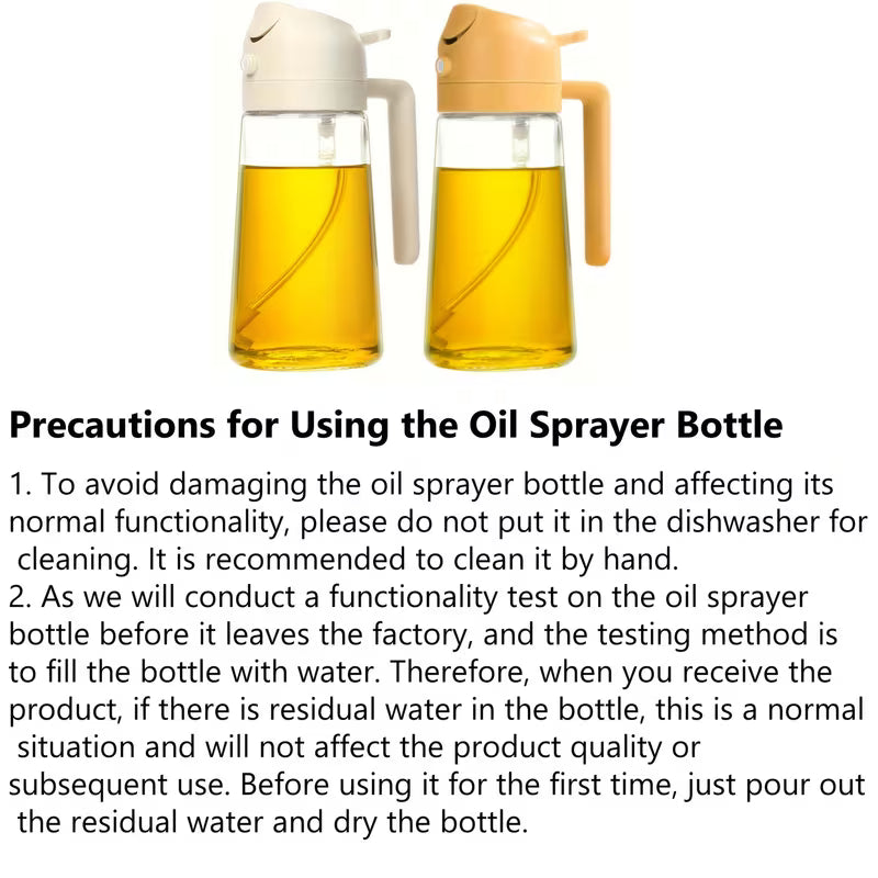 2-in-1 Oil Spray & Pour Bottle