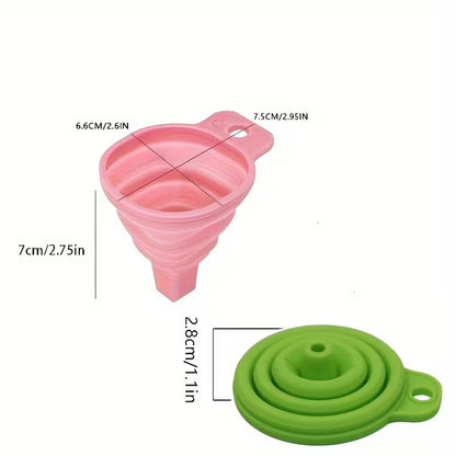 Collapsible Kitchen Funnels (3-Piece)