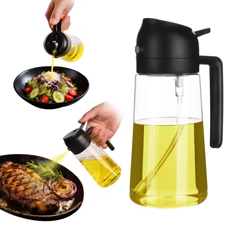 2-in-1 Oil Spray & Pour Bottle