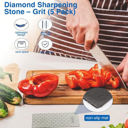 5Pcs Knife Sharpening Stone Kit