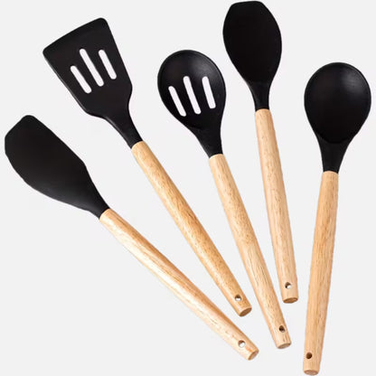 Silicone Kitchen Utensil Set (5-Piece)