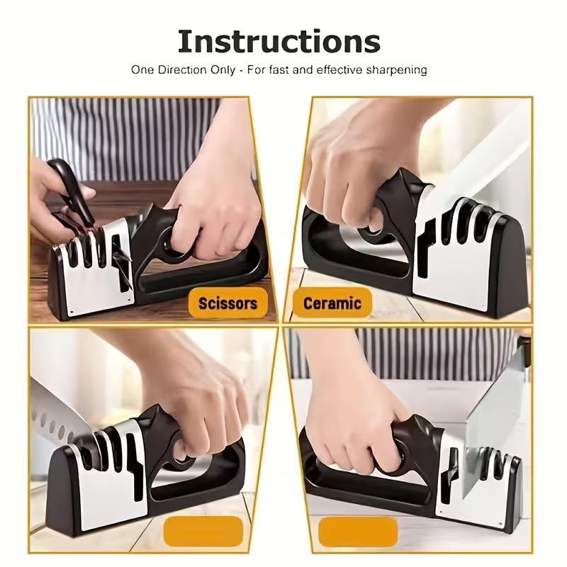 Professional 4-in-1 Knife & Tool Sharpener