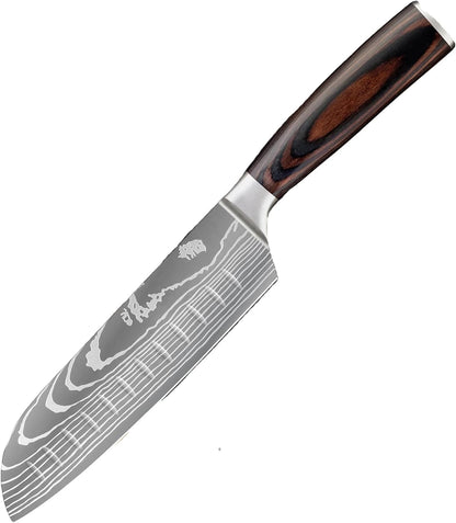 9Pcs Stainless Steel Kitchen Knife Set
