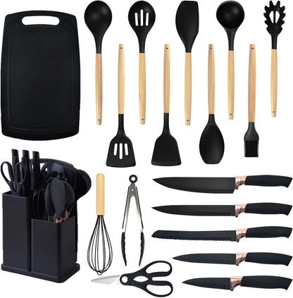 19pcs Kitchen Utensil & Knife set