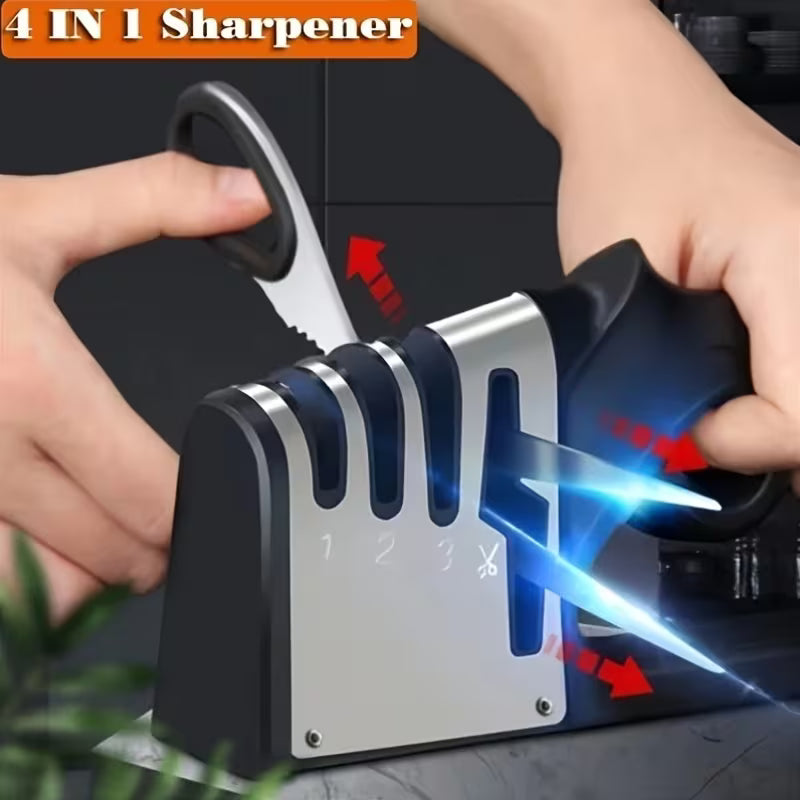 Professional 4-in-1 Knife & Tool Sharpener