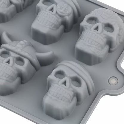 Silicone Ice & Chocolate Mould (Skull Design)