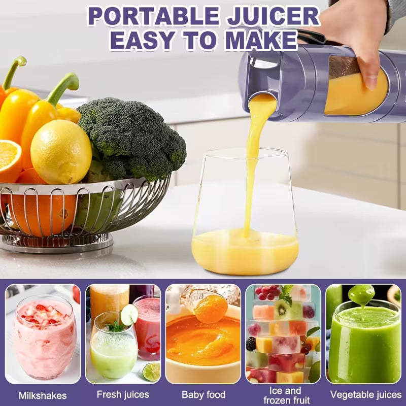 Portable 12-Blade Electric Juicer/Blender