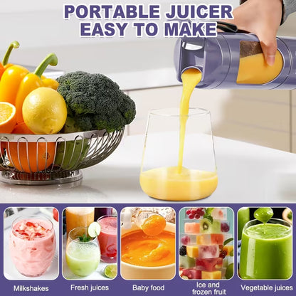 Portable 12-Blade Electric Juicer/Blender