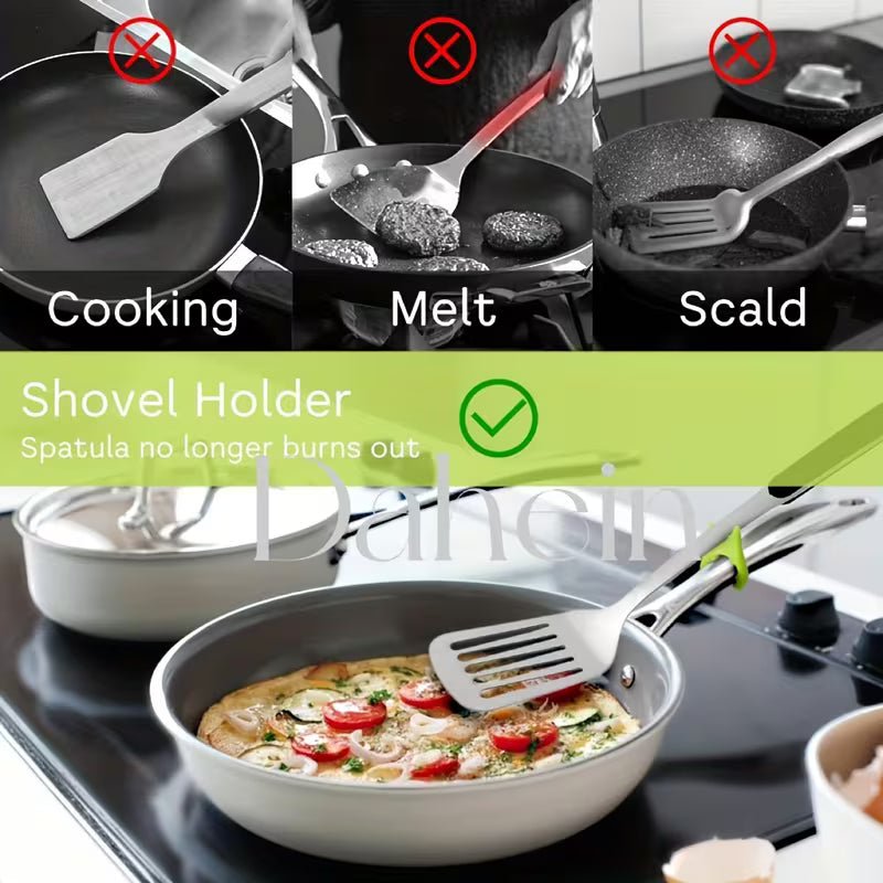 Silicone Spoon Rest & Spatula Holder (3-Piece)