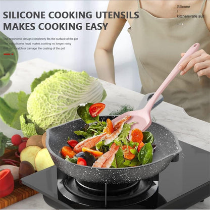 (Pink) 22Pcs Utensil Set