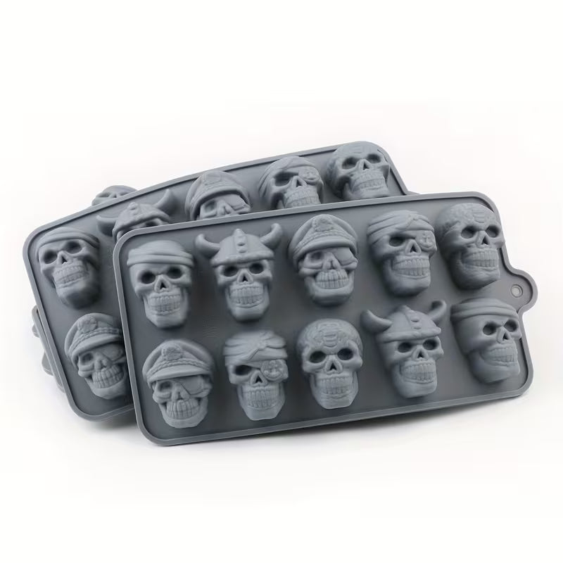 Silicone Ice & Chocolate Mould (Skull Design)