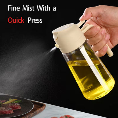 2-in-1 Oil Spray & Pour Bottle