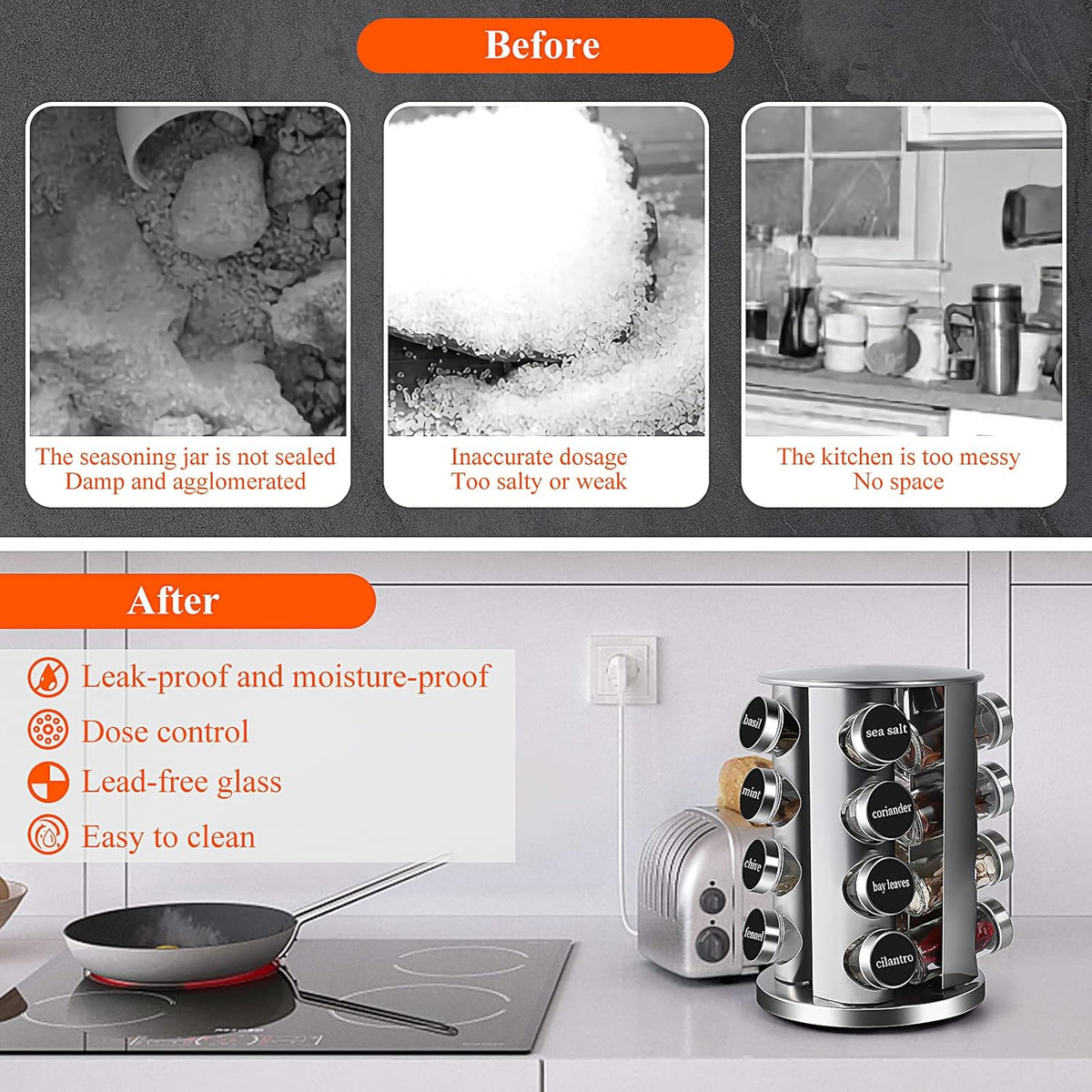 Double 2 C Revolving Spice Rack