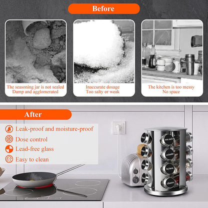 Double 2 C Revolving Spice Rack