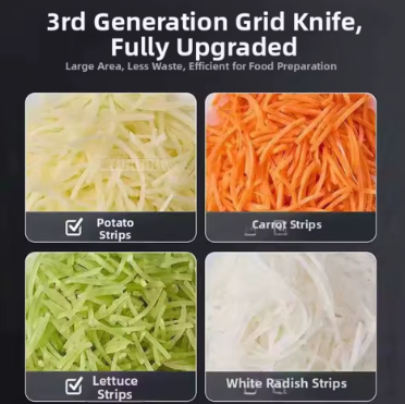 K8600B Commercial Fast Vegetable Slicer