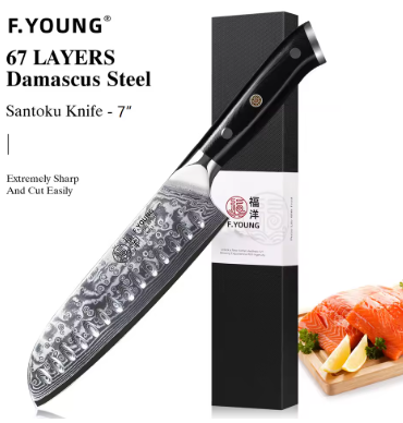 12Pcs/Set Damascus Japanese Chef Knives