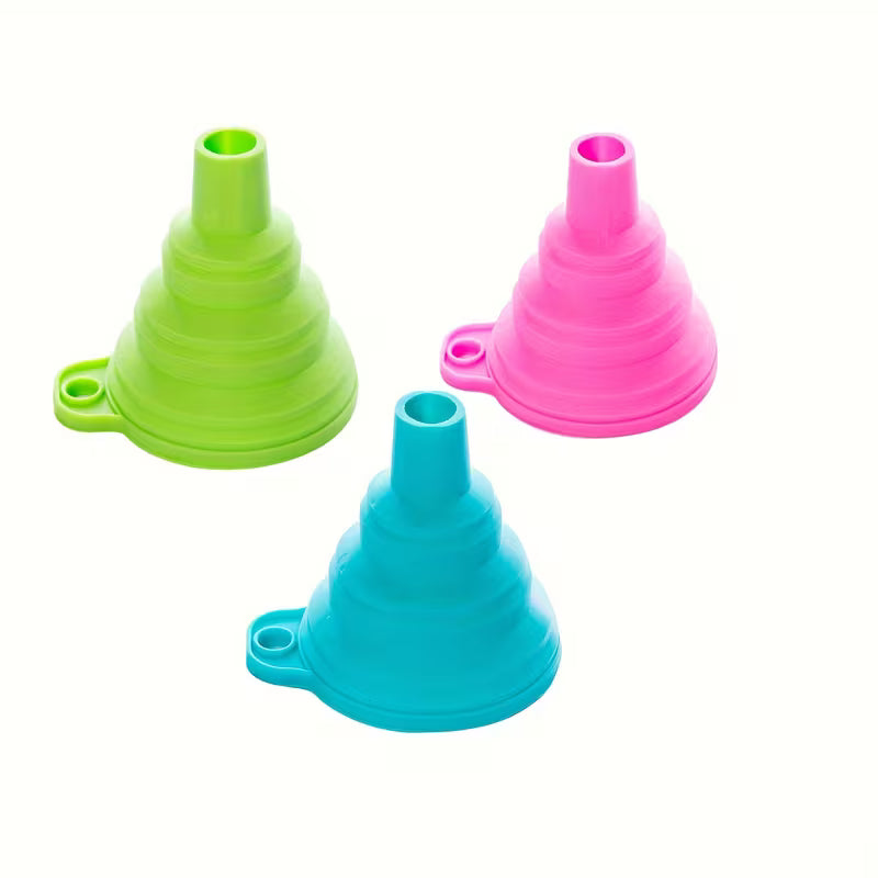 Collapsible Kitchen Funnels (3-Piece)