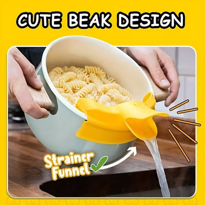 Non-Spill Pot Funnel