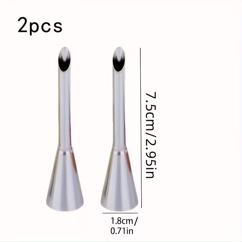 Stainless Steel Piping Nozzle Set (2-Piece)