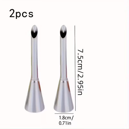 Stainless Steel Piping Nozzle Set (2-Piece)