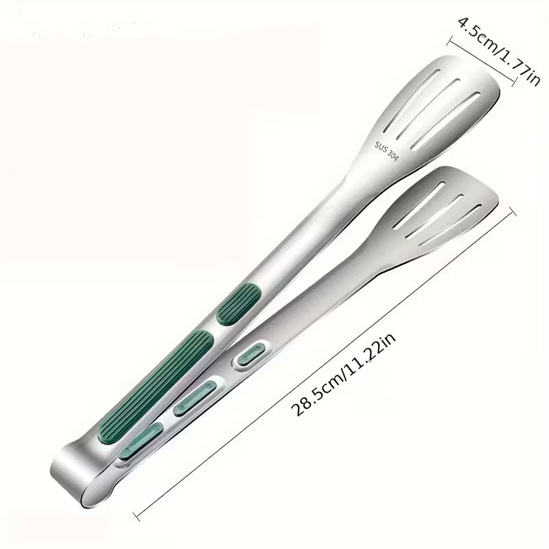 3pcs Stainless Steel Kitchen Cooking Tongs