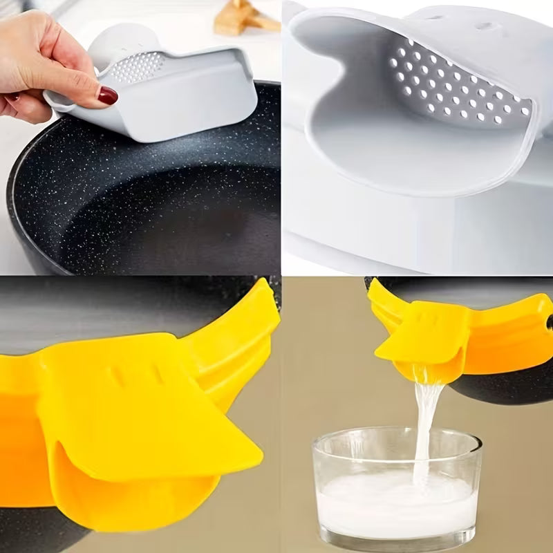 Non-Spill Pot Funnel