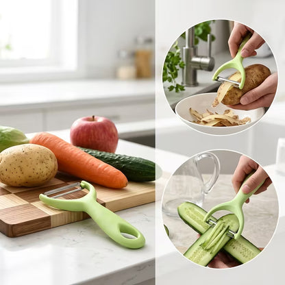 Stainless Steel Fruit & Vegetable Peeler Set (4-Piece)