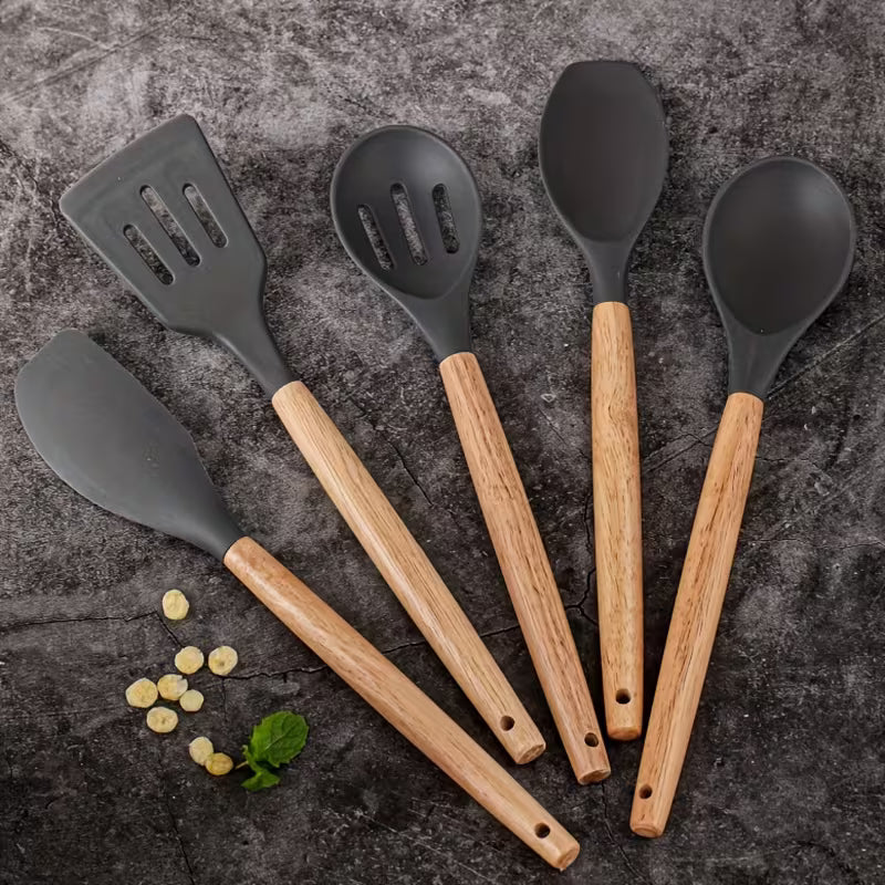 Silicone Kitchen Utensil Set (5-Piece)
