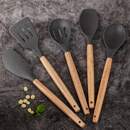 Silicone Kitchen Utensil Set (5-Piece)