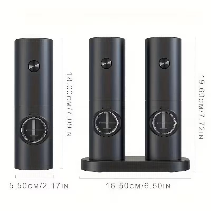 Electric Salt & Pepper Grinder Set
