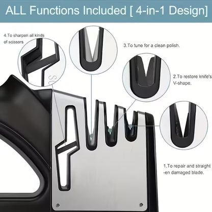 Professional 4-in-1 Knife & Tool Sharpener