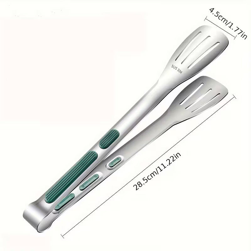 3pcs Stainless Steel Kitchen Cooking Tongs